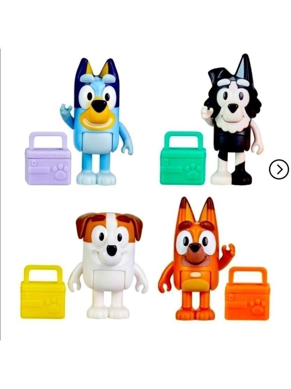 Moose Bluey School Friends School Mates Figures 4pk Bluey Jack Mackenzie